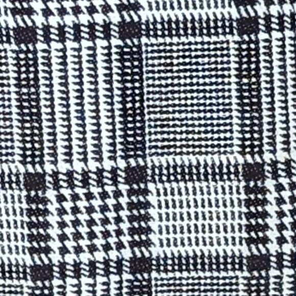 Talbots size 16 black white houndstooth straight skirt - Picture 2 of 10